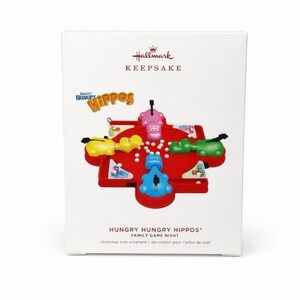 2019 Hallmark Hungry Hungry Hippos Family Game Night Ornament 6th in Series